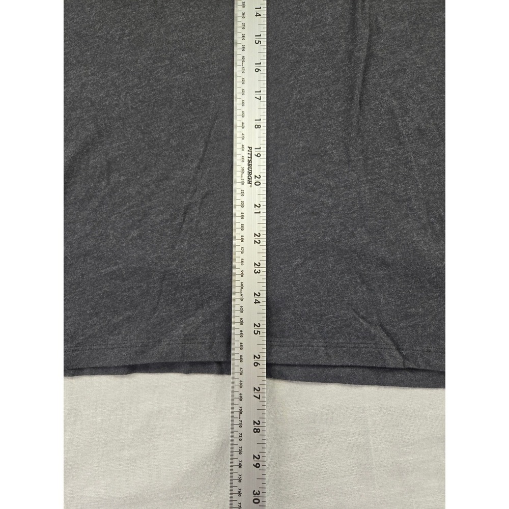47 Brand Boston Bruins NHL Graphic T-Shirt Mens Large Charcoal Heather Grey - Picture 4 of 10